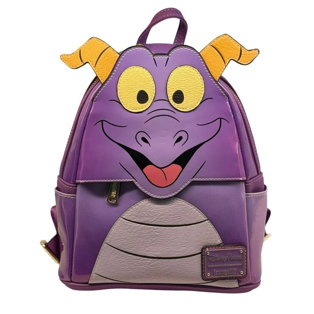 Loungefly Disney Parks Figment Cosplay Mini Backpack EPCOT‎ Dragon Purple NWT